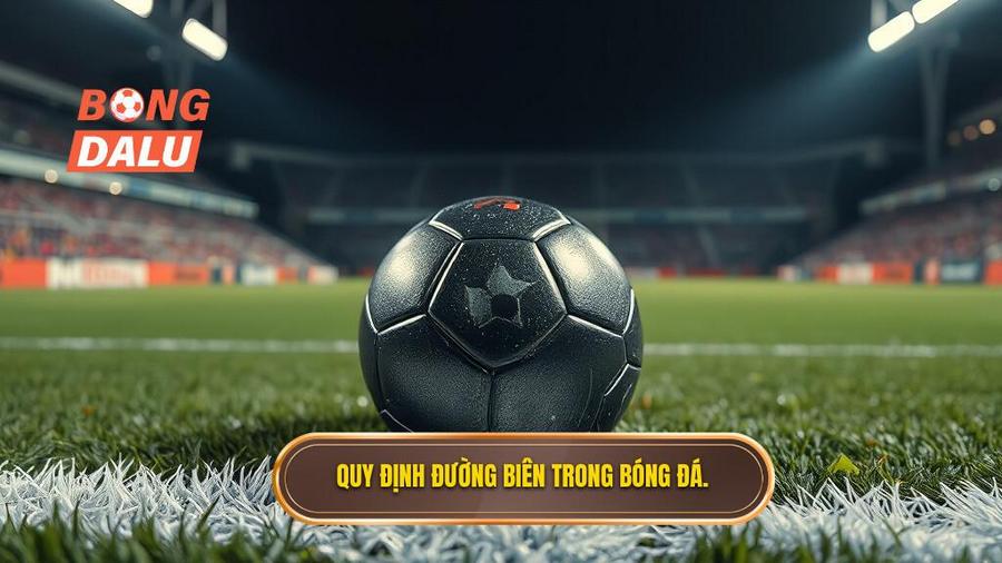 1. Quy định đường biên trong bóng đá.