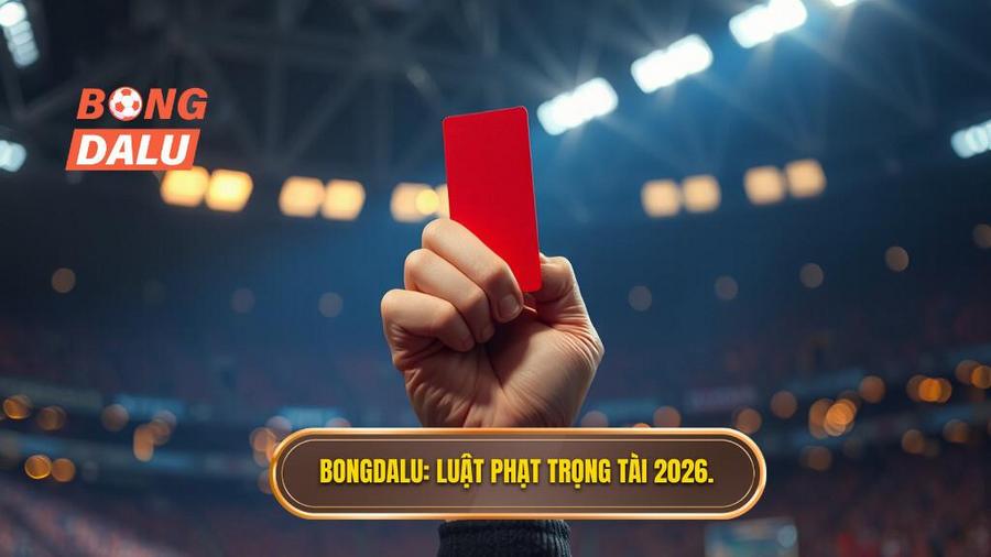 BONGDALU_ Luật phạt trọng tài 2026.