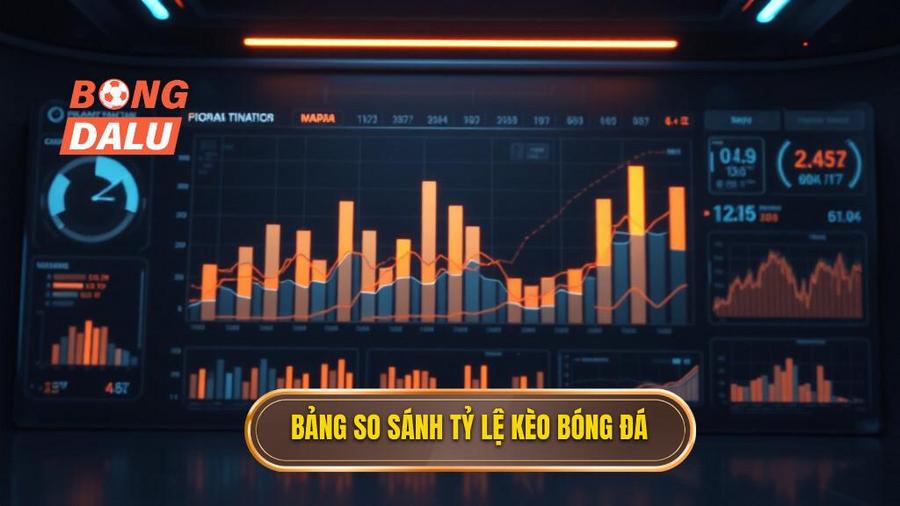 Bảng so sánh ví dụ về tỷ lệ kèo giữa các nhà cái