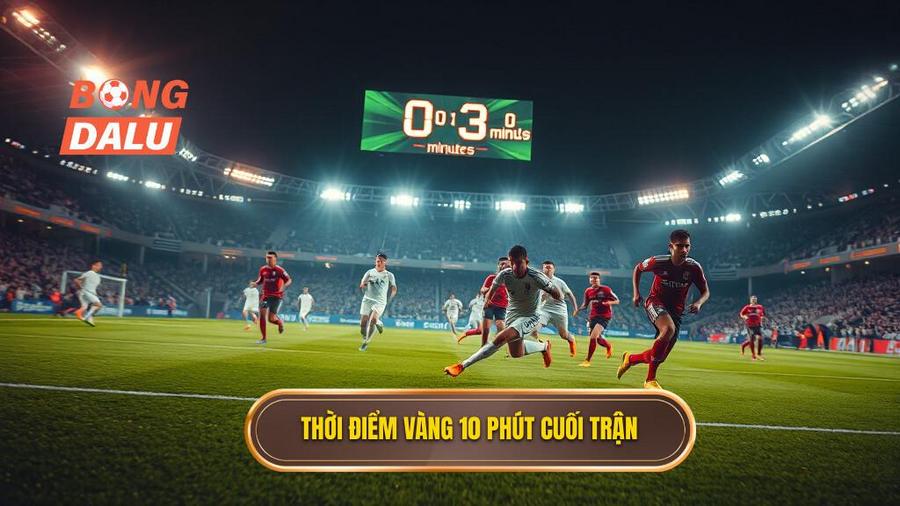 2. Thời điểm vàng 10 phút cuối trận
