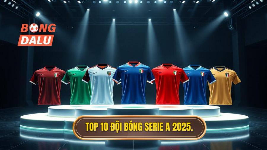 2. Top 10 đội bóng Serie A 2025.