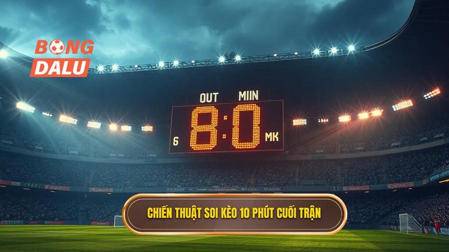 3. Chiến thuật soi kèo 10 phút cuối trận
